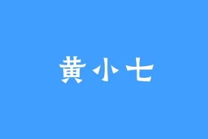 黄小七