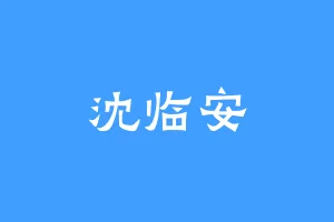 沈临安