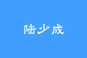陆少成