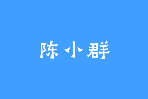 陈小群