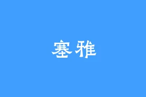 塞雅