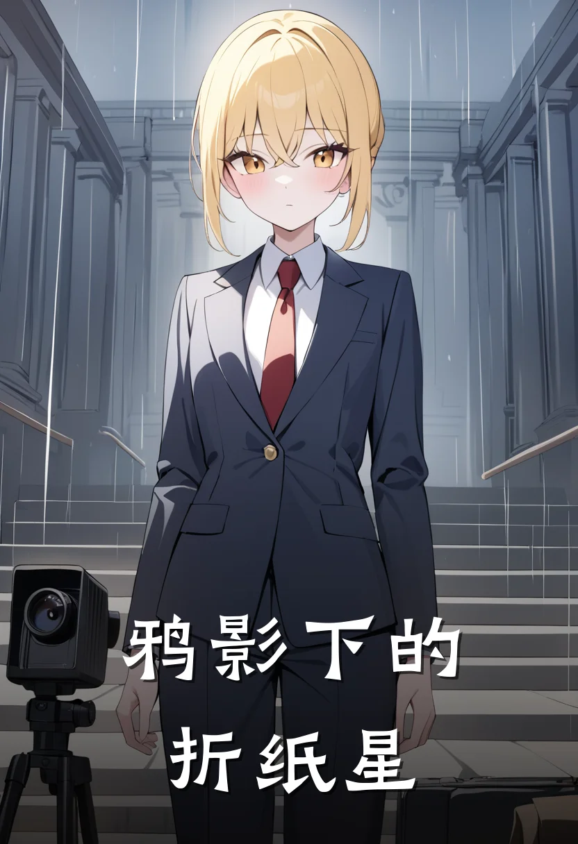 鸦影下的折纸星