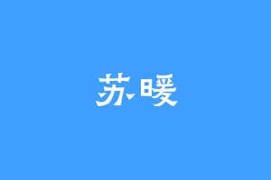 苏暖