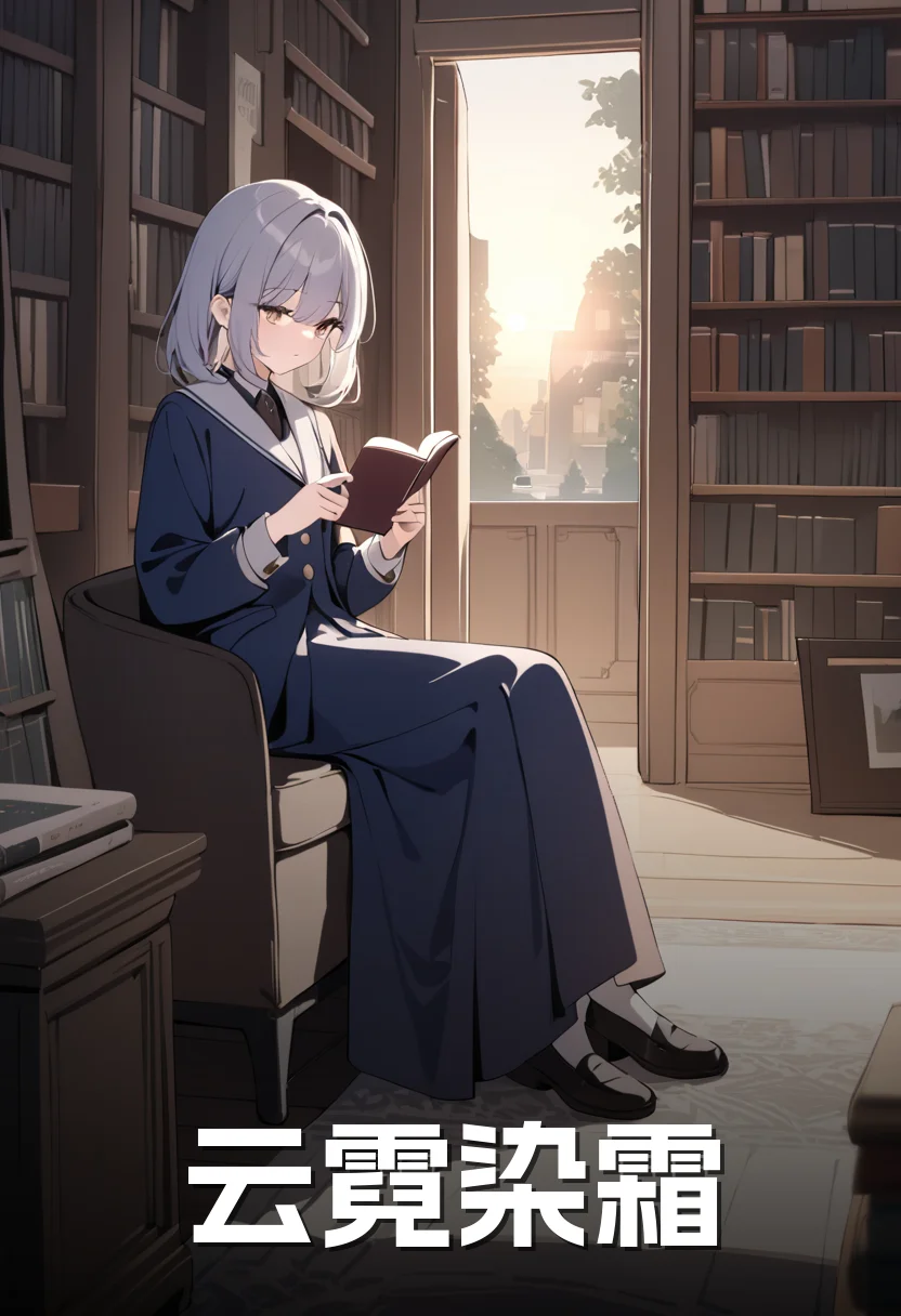 云霓染霜