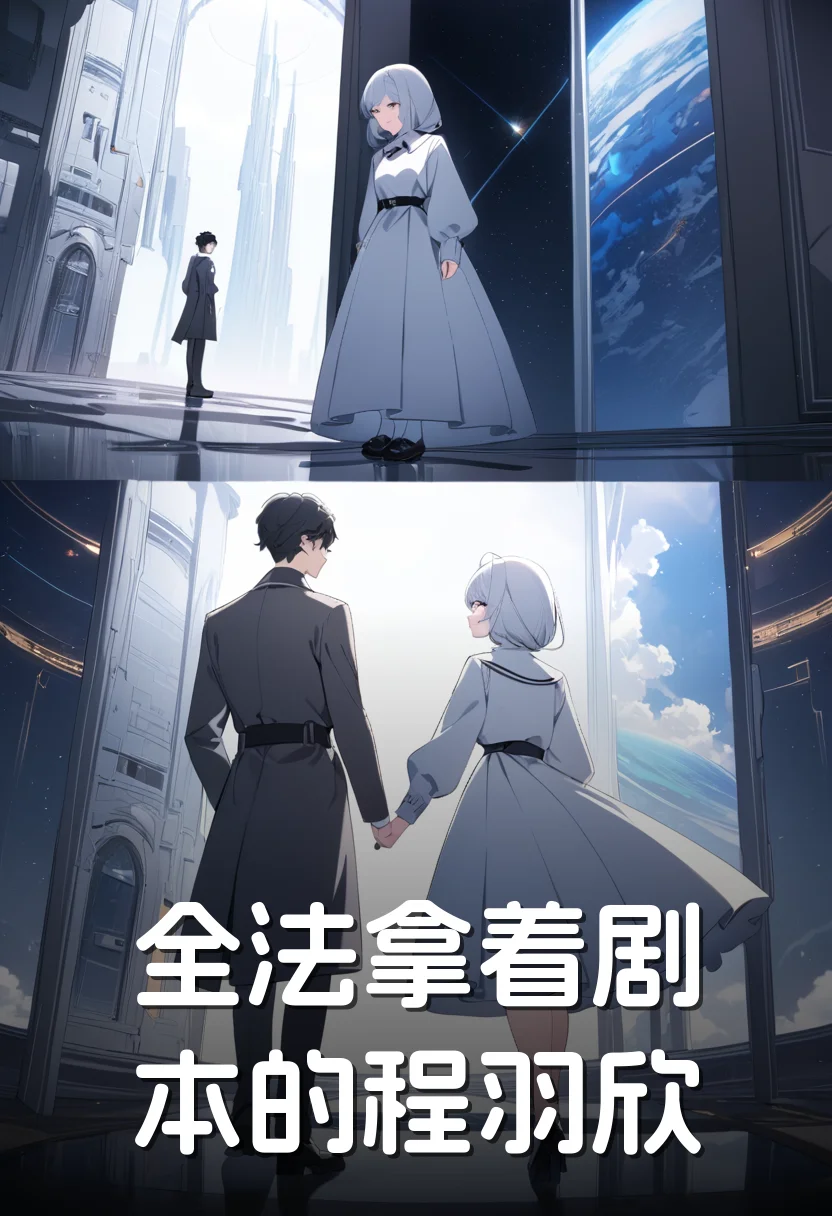 全法拿着剧本的程羽欣