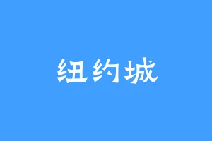 纽约城