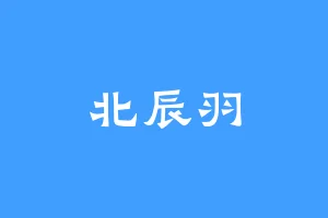 北辰羽