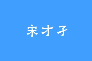 宋才孑
