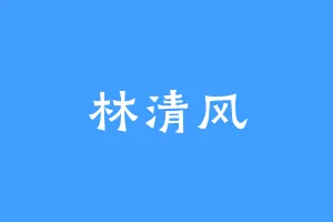 林清风