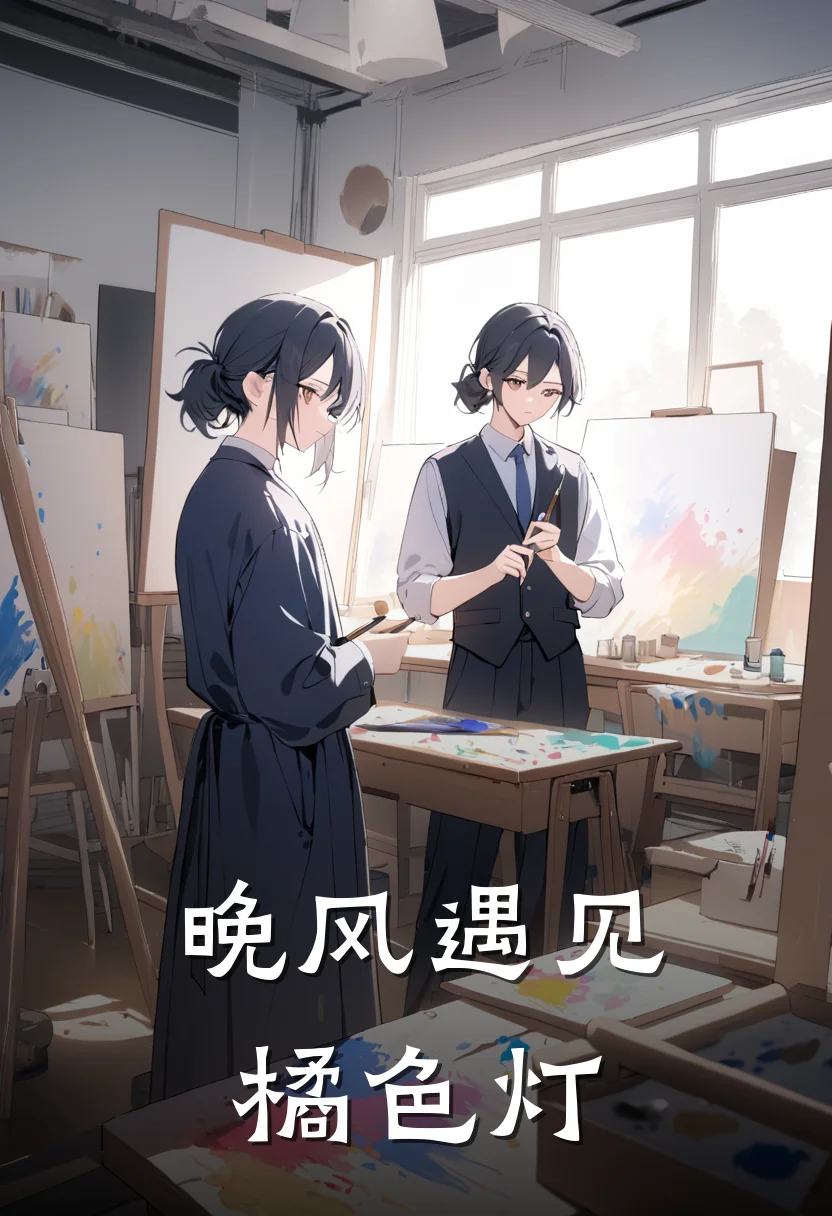 晚风遇见橘色灯，