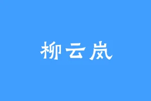 柳云岚