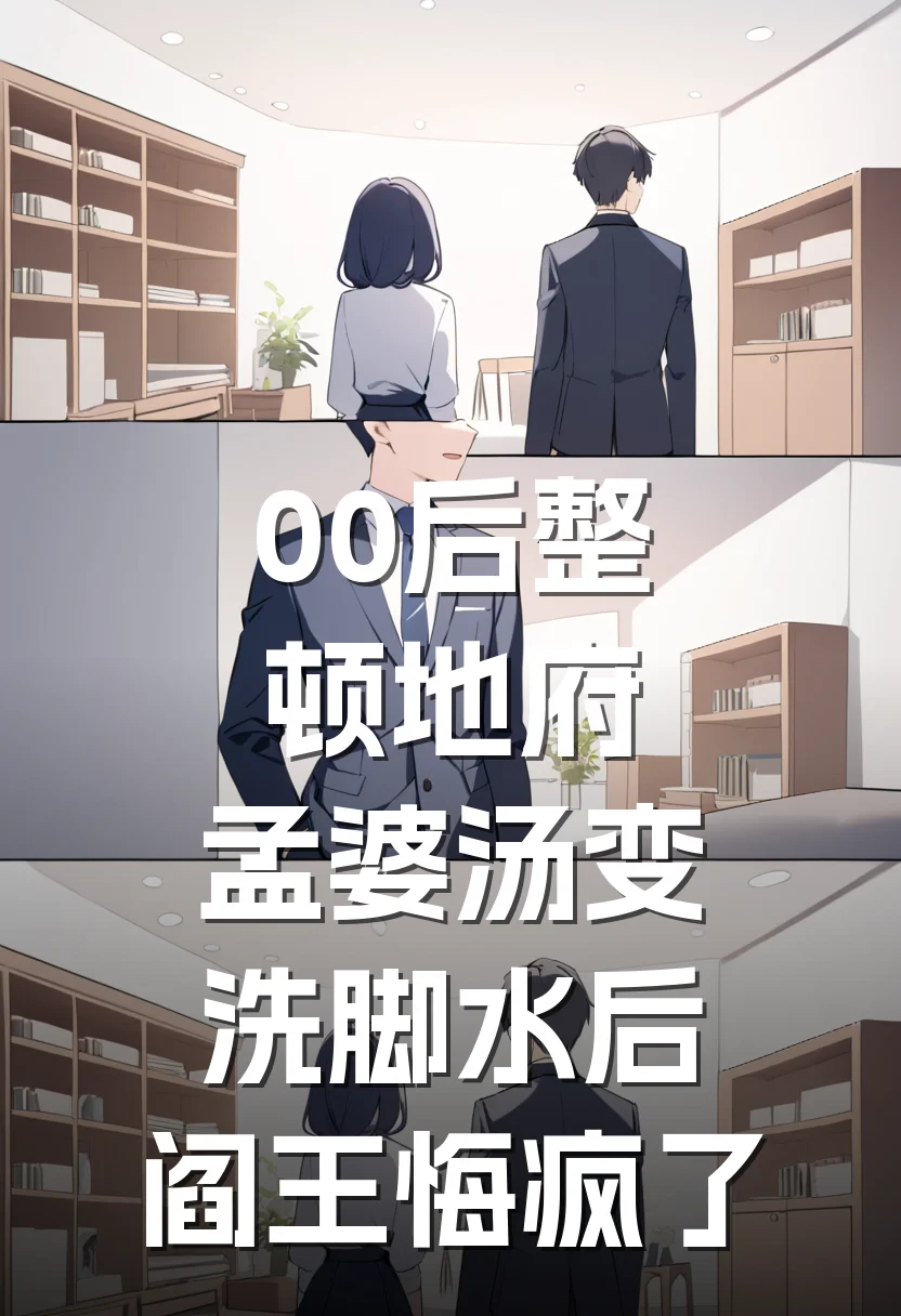 00后整顿地府，孟婆汤变洗脚水后，阎王悔疯了